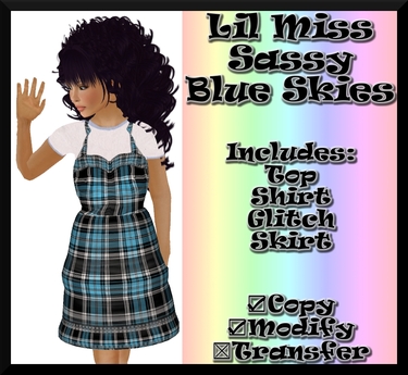 Second Life Marketplace - Lil Miss Sassy Blue Skies